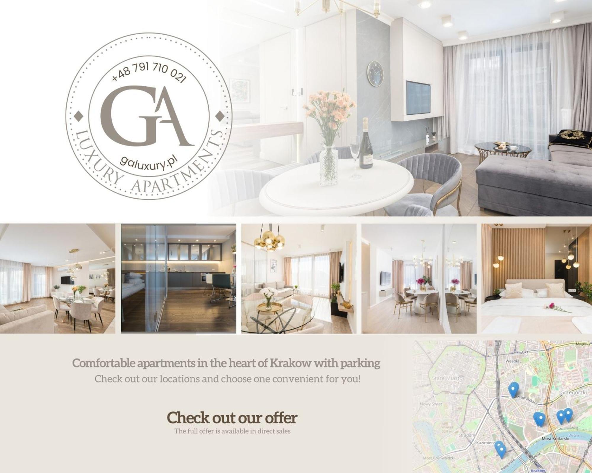 Ga Luxury Apartments W21 Krakkó Kültér fotó