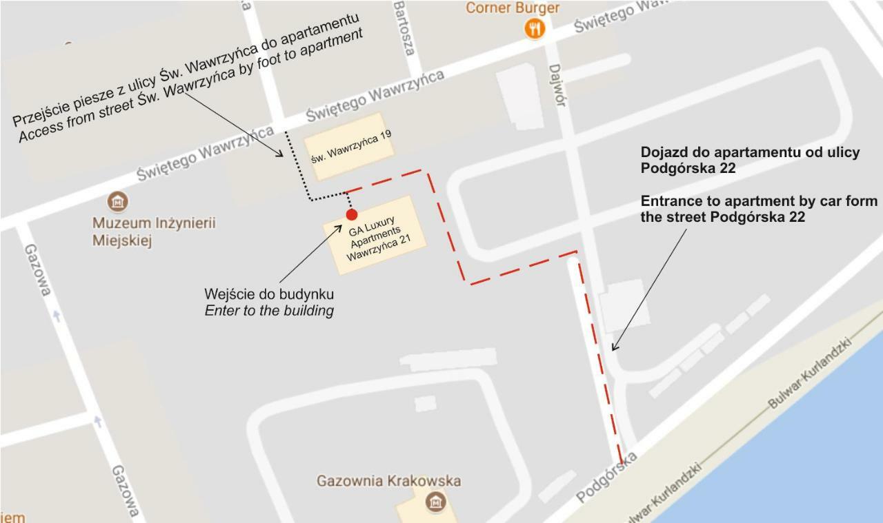 Ga Luxury Apartments W21 Krakkó Kültér fotó